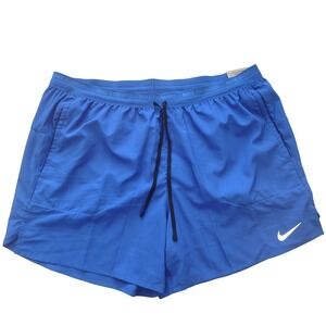 Nike Stride Mens 5 Inch Running Shorts Blue Dri-FIT XL DM4755-480